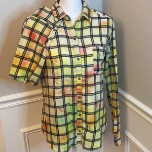Hollister Multi Colored Flannel size Medium